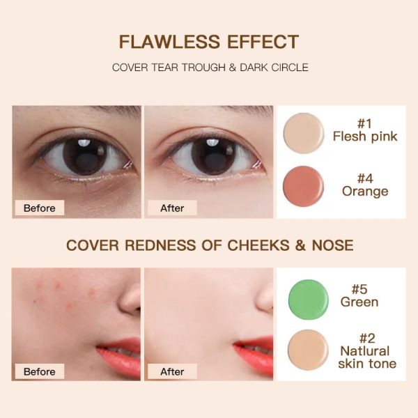 Waterproof Concealer and Color Corrector